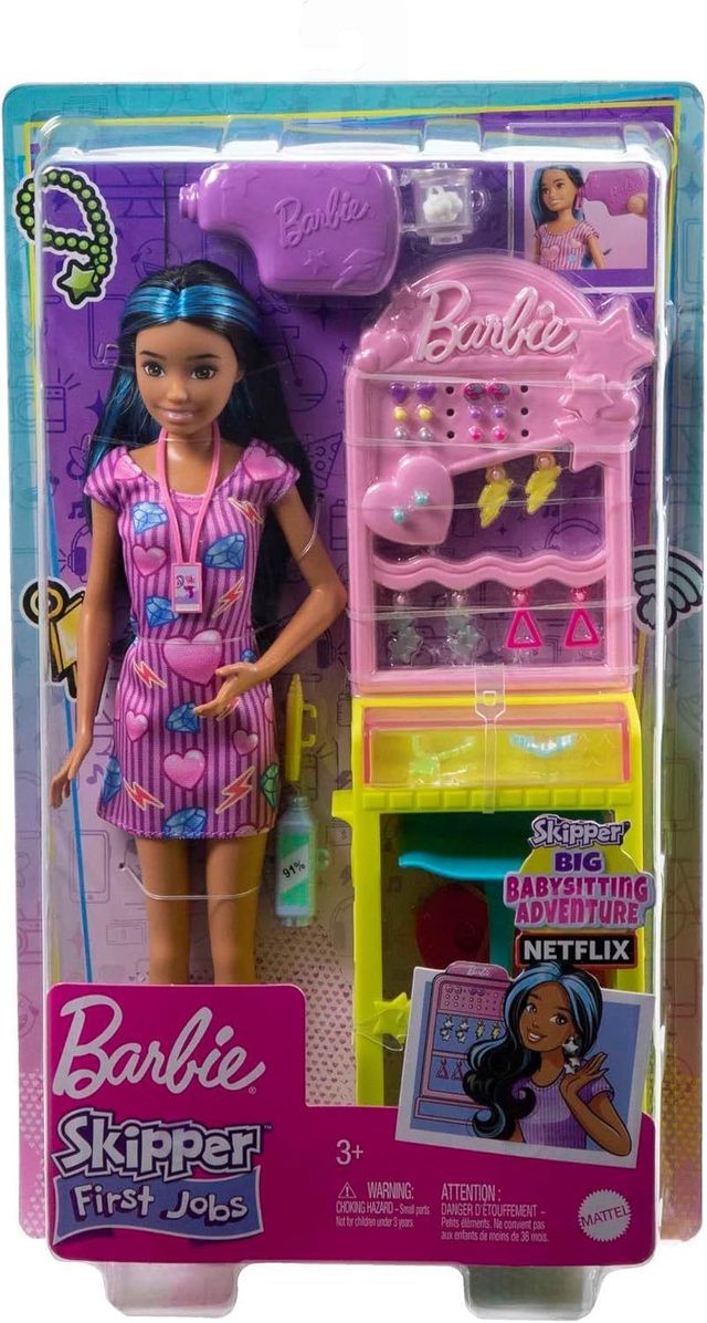 Lėlė su priedais Barbie Skipper First Jobs hkd78