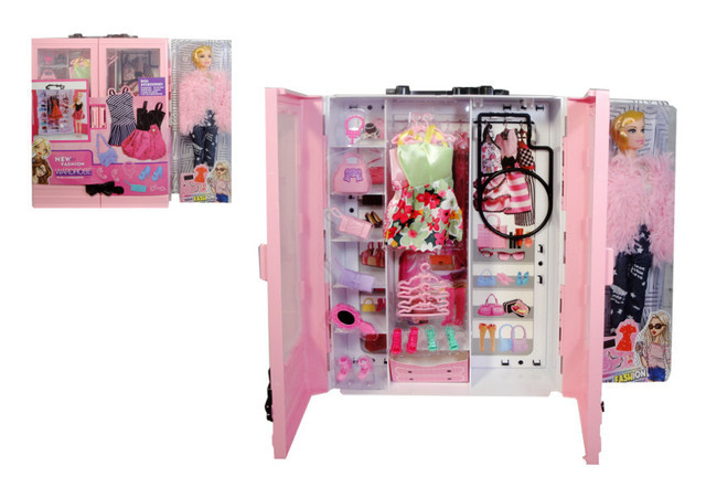 Swede doll with wardrobe and accessories New Fashion Wardrobe