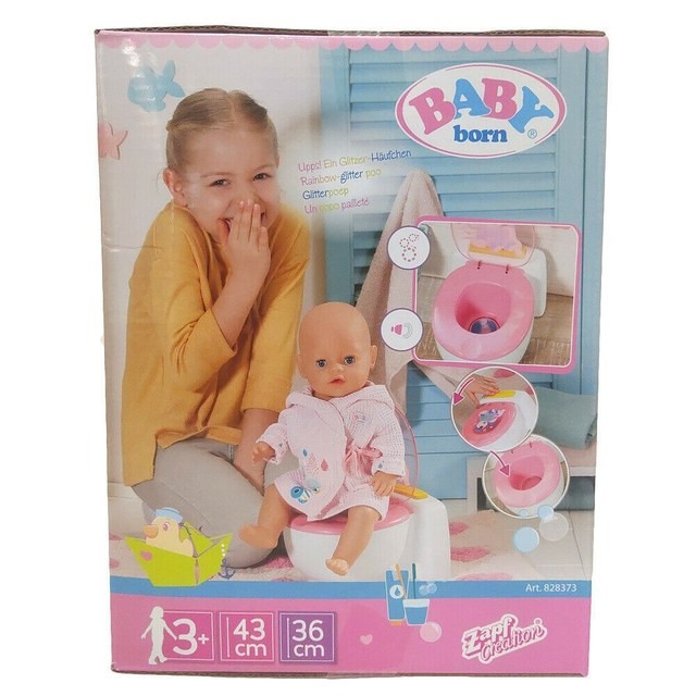 Lėlių tualetas Zapf BABY born Bath Poo-PooToilet, 828373