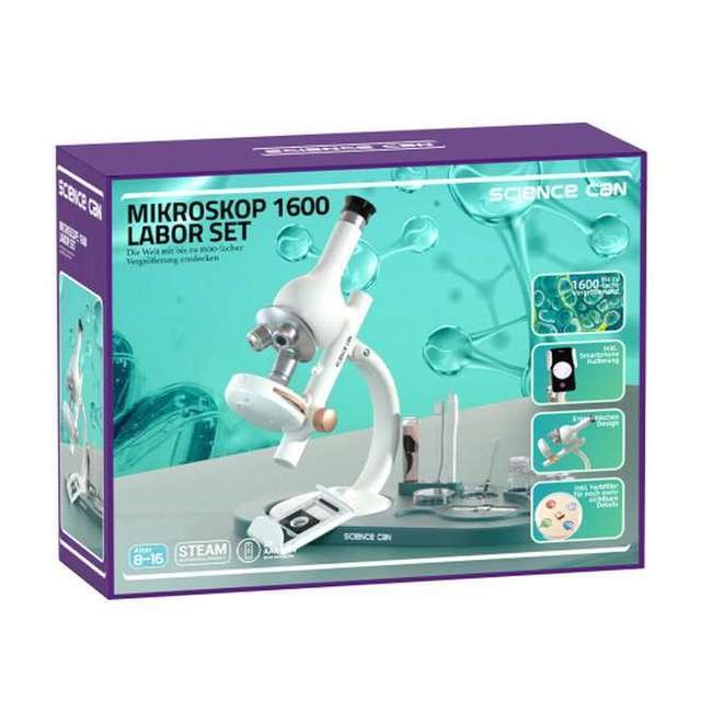 Science Can Microscope 40x-1600x Lab Set