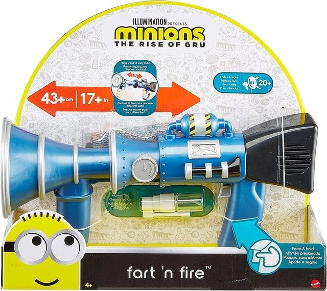 Minions Fart 'n Fire Super size žaislas 20+ garsų