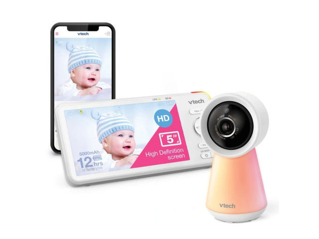 Mobili auklė VTech RM5756HD Smart Wi-Fi Video Baby Monitor with 5 Inch Screen