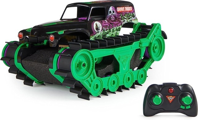 MONSTER JAM nuotolinio valdymo transporto priemonė Grave Digger Trax
