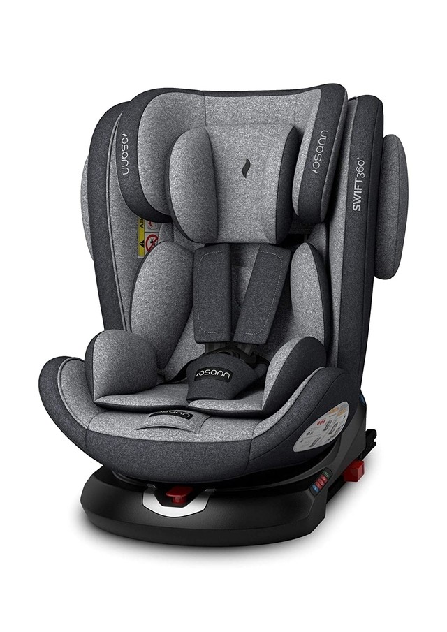 Osann Swift360 Child Car Seat Rotatable Group 1/2/3 (9-36 kg) Car Seat Universe Grey