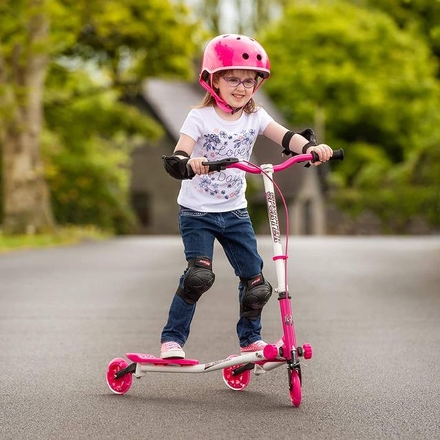 Paspirtukas Sporter 1 Scooter, pink su šviečiančiais ratais