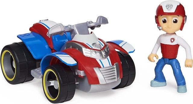 Paw Patrol Ryder Rescue ATV - car with Ryder collectible figure