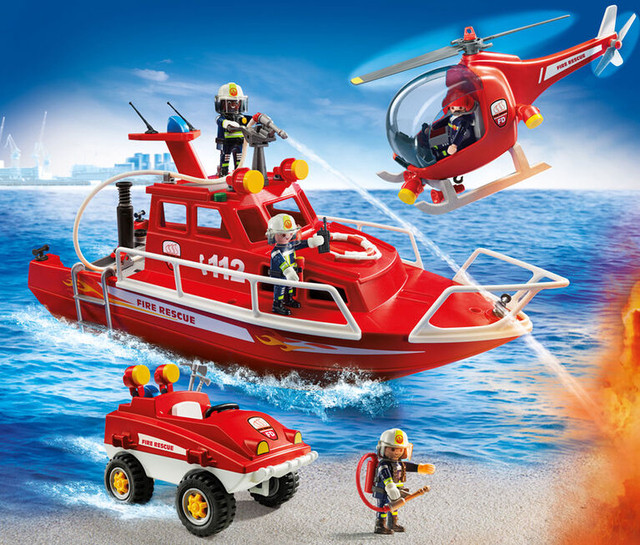 Playmobil 9503 Fire Rescuers Set