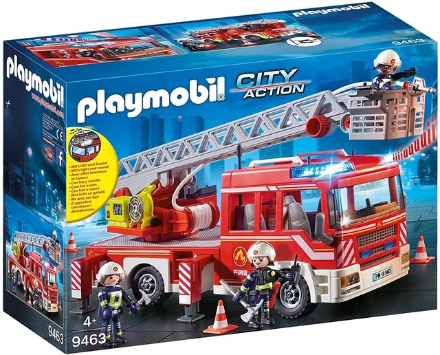 PLAYMOBIL CITY ACTION Fire Ladder Unit 9463