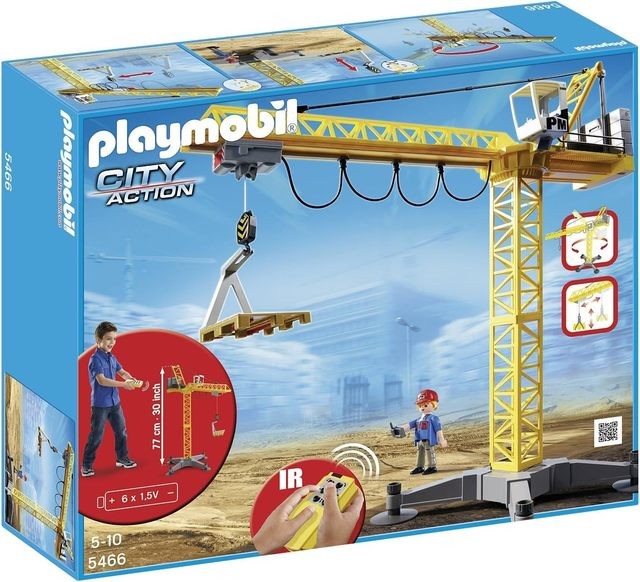 Playmobil kranas 5466 City Action su nuotoliniu valdymu