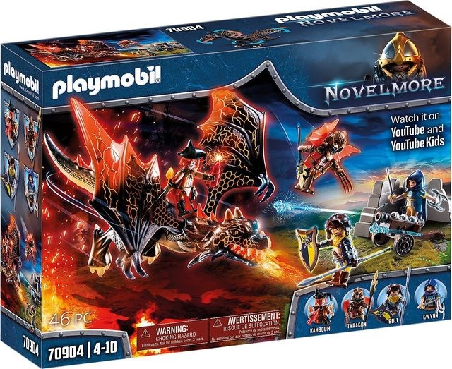 PLAYMOBIL NEVELMORE Drakono ataka, 70904