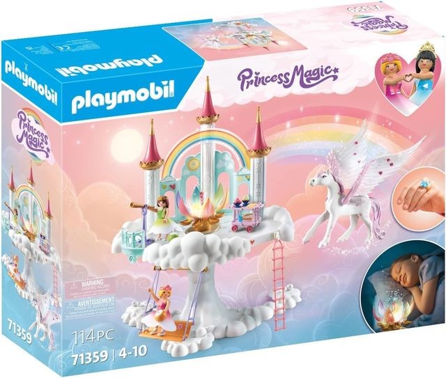 PLAYMOBIL PRINCESS MAGIC Vaivorykštės pilis debesyse, 71359
