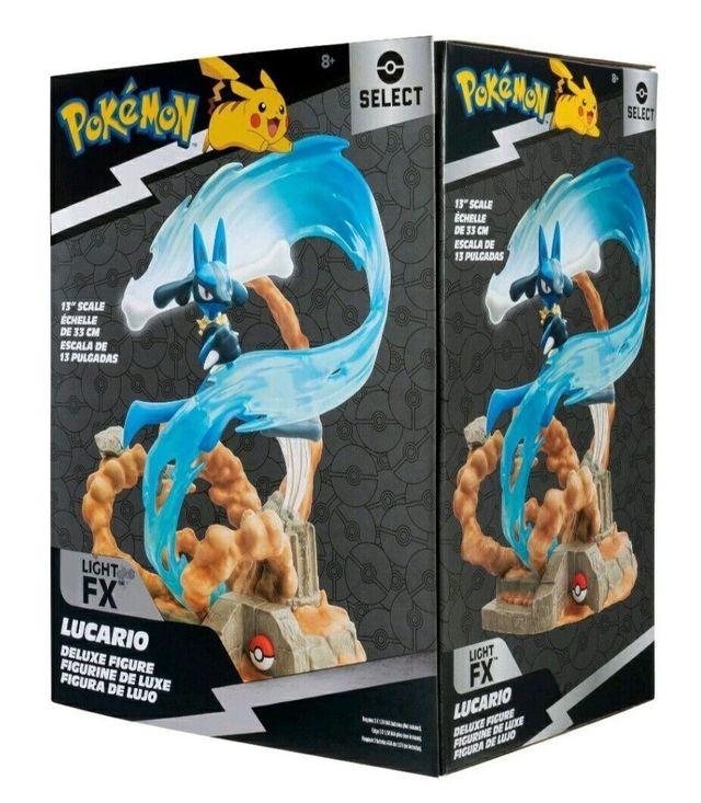Pokemon Deluxe Collector Figure 33cm Lucario with LED