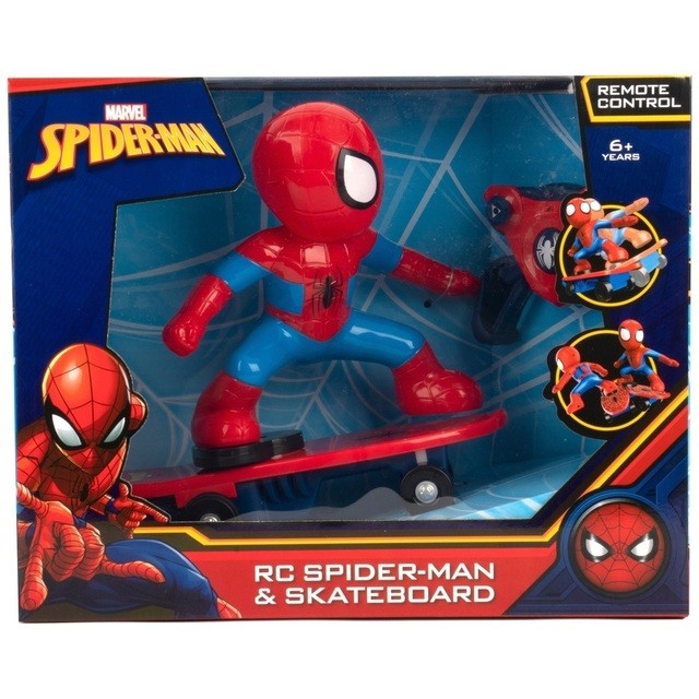 Radijo bangomis valdoma riedlentė su Žmogum voru Marvel Spider-Man & Skateboard Set