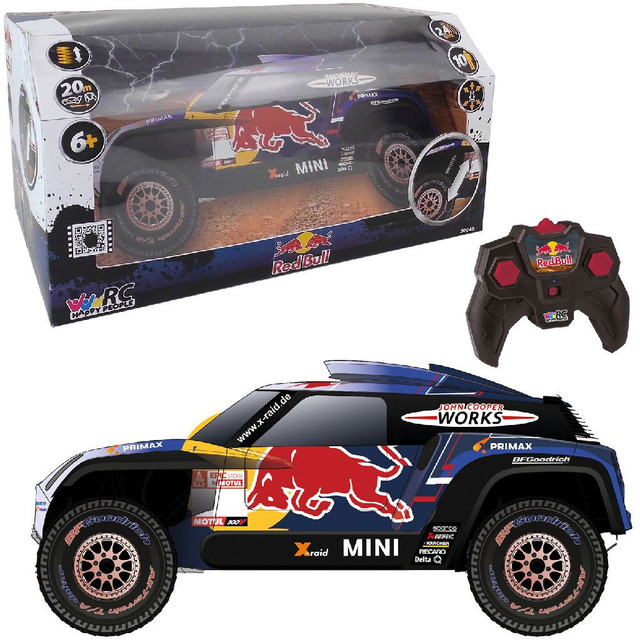 Radijo Bangomis Valdoma mašina RC RedBull X-RAID MINI JCW
