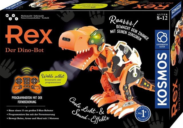 RC robot Tm Toys Dino Bot Rex, 53 cm