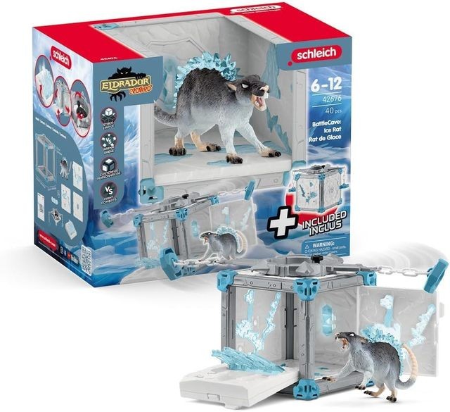 Schleich Eldrador Creatures BattleCave Ice Rat, toy figure 42676