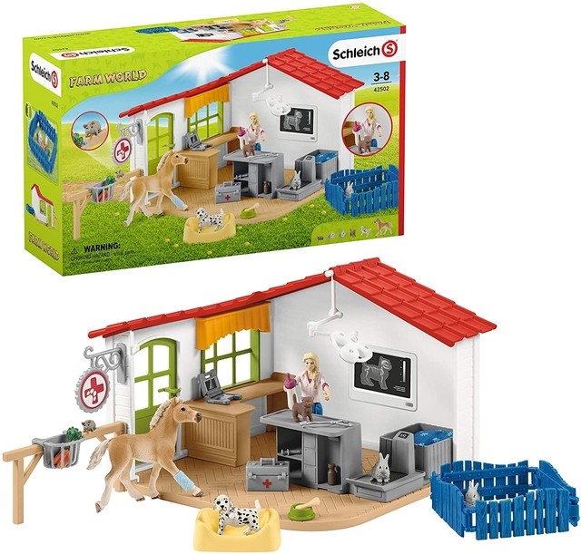 Schleich Vet Practice With Pets 42502