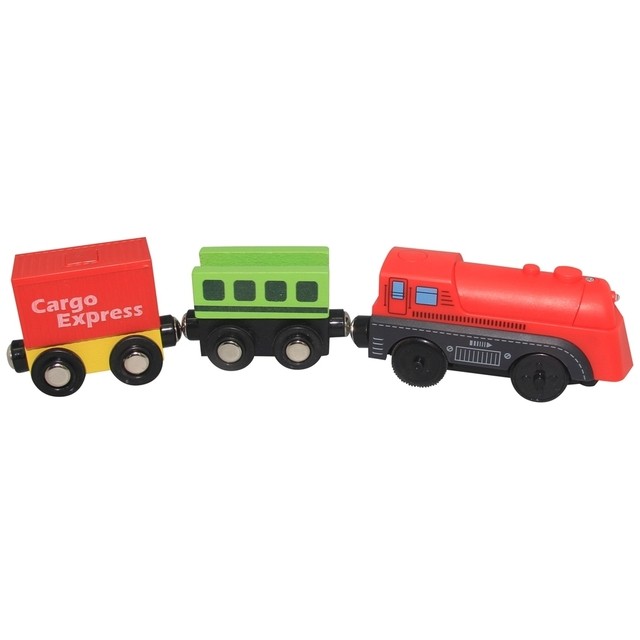 Squirrel play train with Cargo wagons