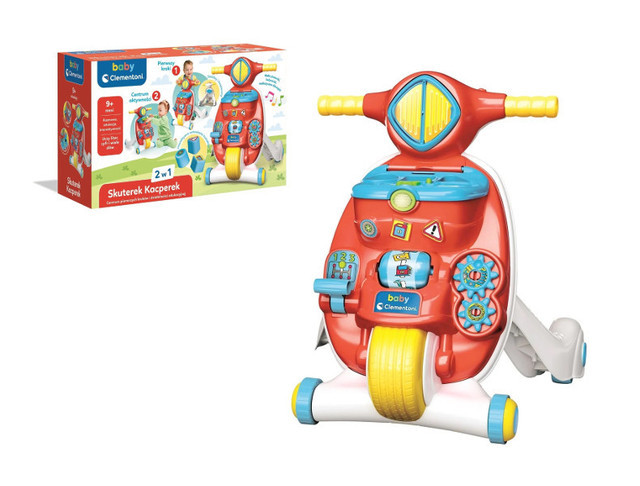 Pusher Clementoni Baby. Skuterek Arturek 2 in 1
