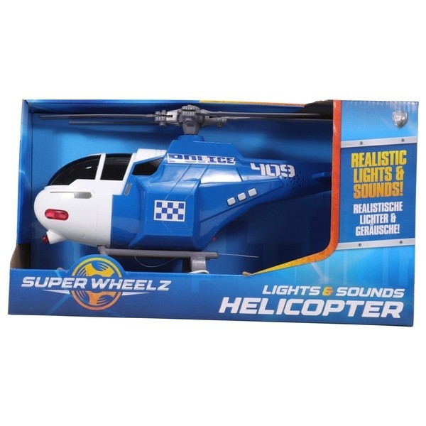 Super Wheelz Lights and Sounds Police Helicopter