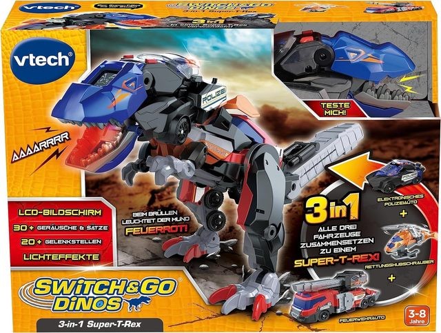 Switch & Go Dinos 3-in-1 Super-T-Rex