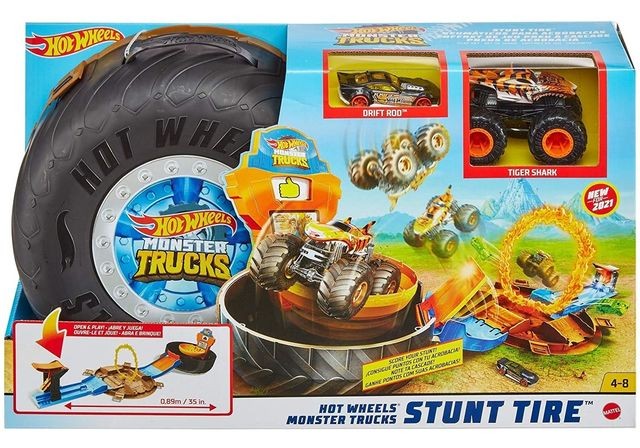 Triukų rinkinys „Padanga džipams“ Hot Wheels Stunt tire
