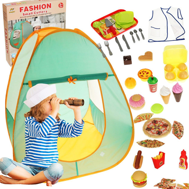 Children's camping tent with accessories 62 el.