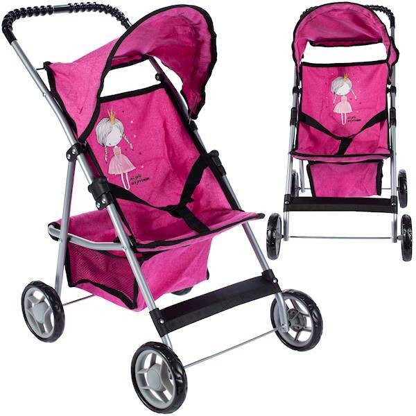 Doll carriage with canopy Princess (KX4652)