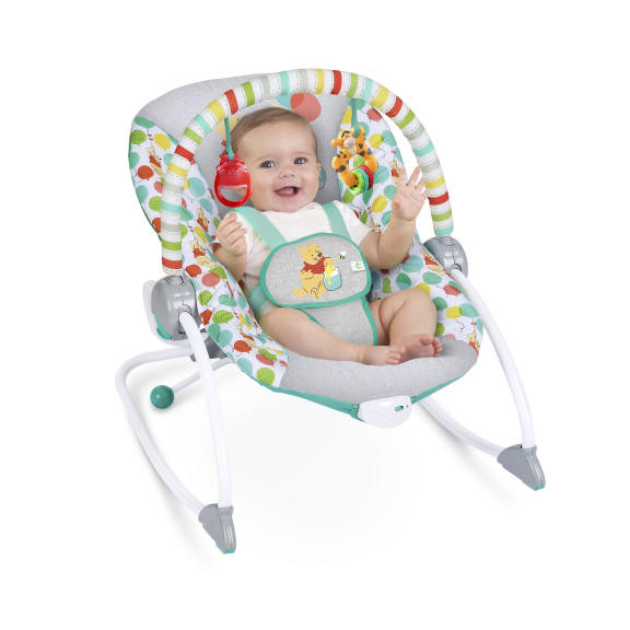 Winnie the Pooh Happy As Can Bee Infant to Toddler Rocker from Bright Starts