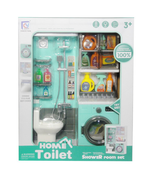 Vonios kambario rinkinys su šviesos ir garso efektais ir klozetu Home Toilet Showe room set