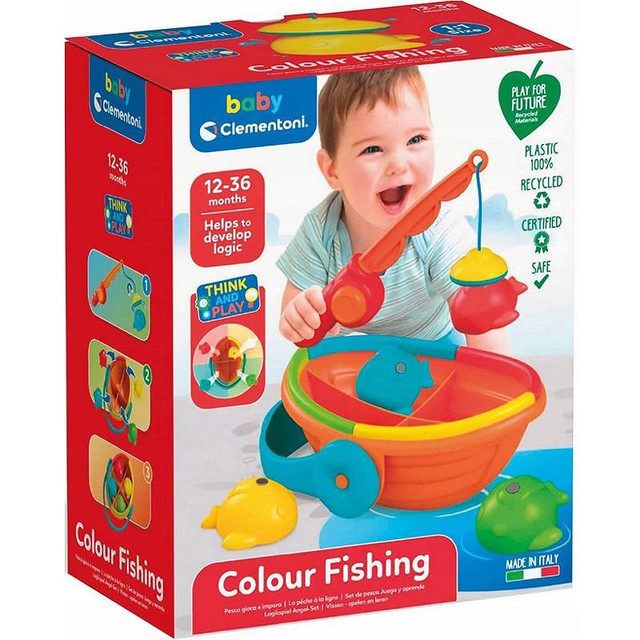 Bath toy Baby Clementoni Colour Fishing