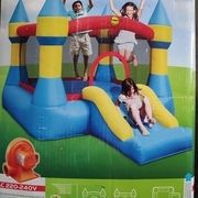 Happy Hop Airflow Inflatable Red Blue Jumping Castle