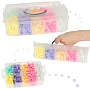 3D educational blocks BOX 580el. pastel