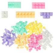 3D educational blocks BOX 580el. pastel