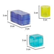 3D luminous magnetic constructor 134 pieces KX3628_2
