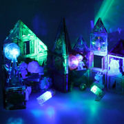 3D luminous magnetic constructor 90el. KX3629_1