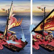 70641 PLAYMOBIL® Novelmore Burnham Flaming Ship