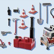 70935 PLAYMOBIL, Gelbėjimo mašinos: gaisrinė mašina su kopėčiomis