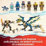 71796 LEGO® NINJAGO Stichijų drakonas prieš Imperatorės robotą