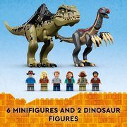 76949 LEGO® Jurassic World Gigantozauro ir terizinozauro užpuolimas