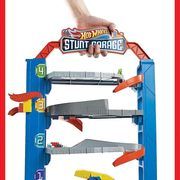 Automobilių stovėjimo aikštelė Hot Wheels City Stunt Garage