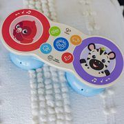 Baby Einstein, Hape, Upbeat Tunes Magic Touch Drum​, Wooden Musical Toy