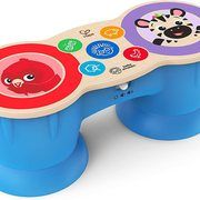 Baby Einstein, Hape, Upbeat Tunes Magic Touch Drum​, Wooden Musical Toy