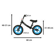 Balance bike Trike Fix Balance black-blue KX4544