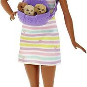 Barbie lėlė su šuniukais Doll Newborn Pups Playset