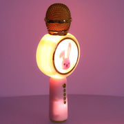 Wireless microphone for karaoke bunny pink KX3381