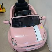 Electric car Fiat 500e Car 6v Electric Ride On Pink