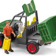 Schleich Farm World Working In The Forest 42659 Farm Figurine Set