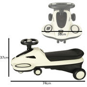 Gravity roller LED wheels beige/black KX4221_2