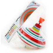 Playing and spinning big wolf for children red, yellow, white Macyszyn